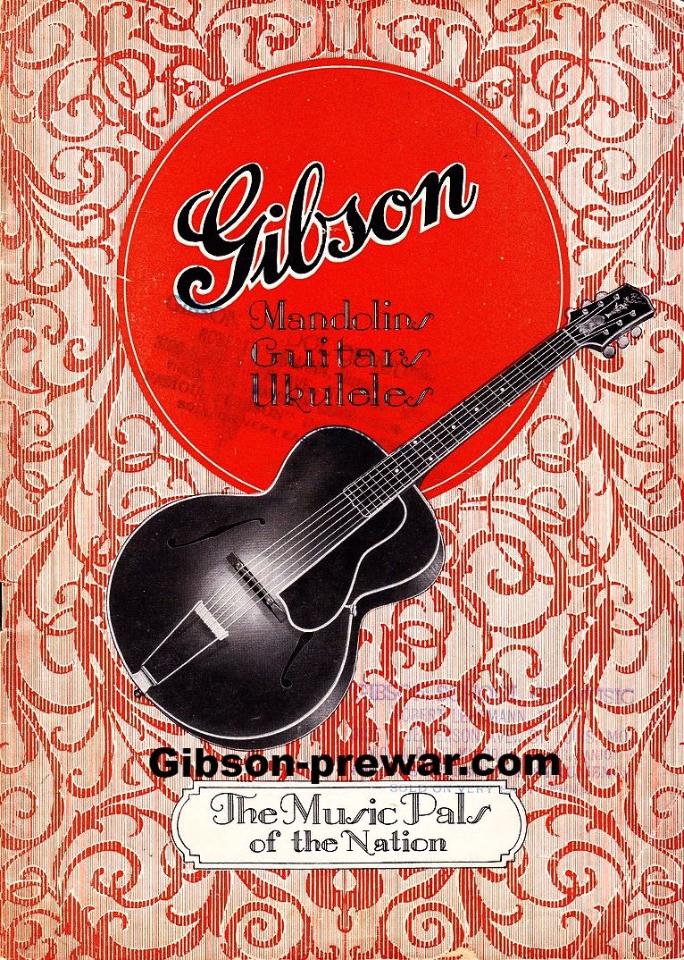 Gibson Pre-War Guitars, Kevin Mark Designs - Gibson Catalogs 1910-1929